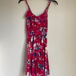 Floral pink dress size XS